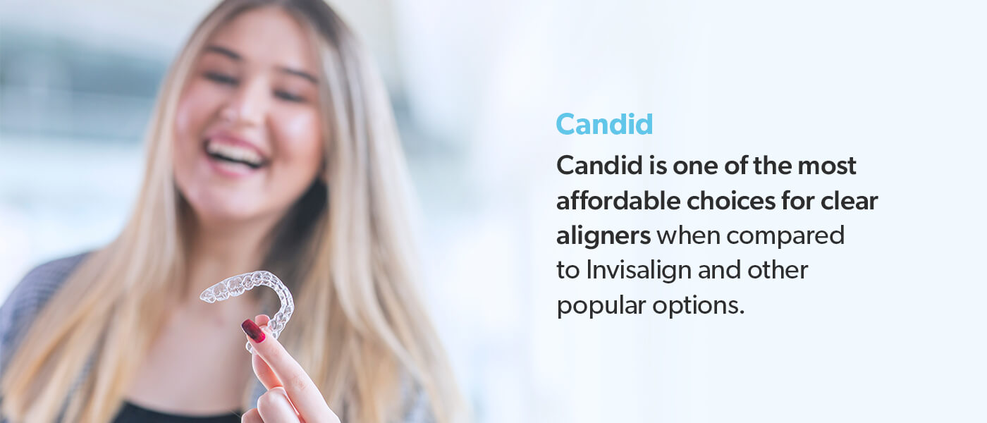 Candid is one of the most affordable choices for clear aligners.