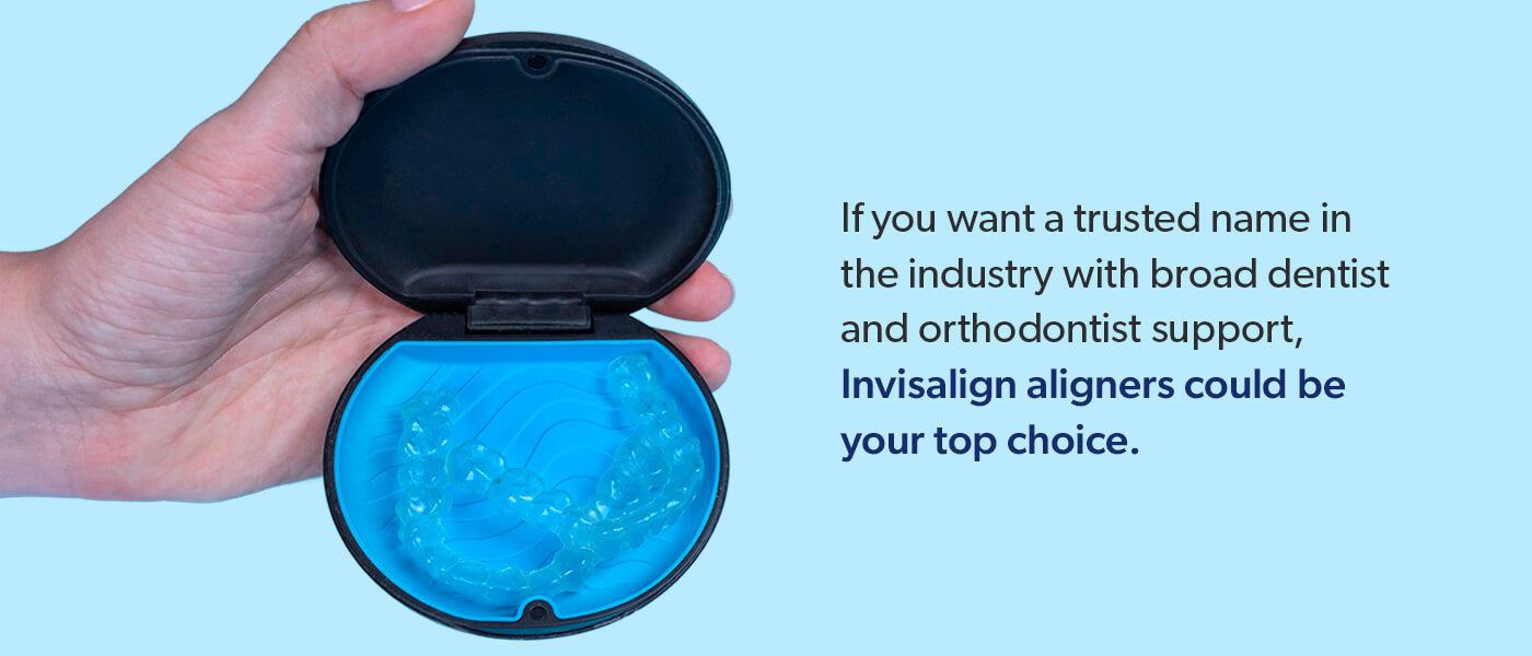 Invisalign is a trusted name in the industry.