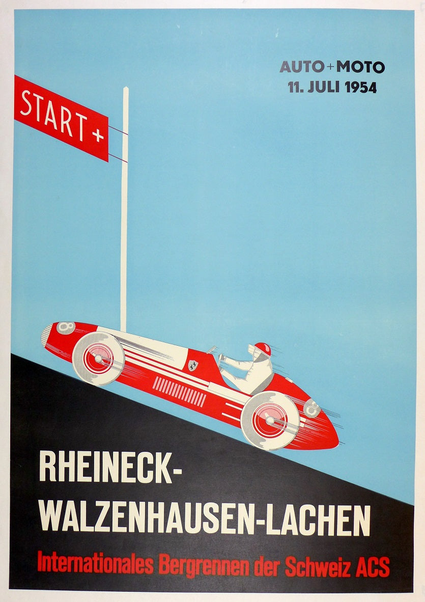 1954 Grand Prix Germany at Avus Poster – Vintage Auto Posters