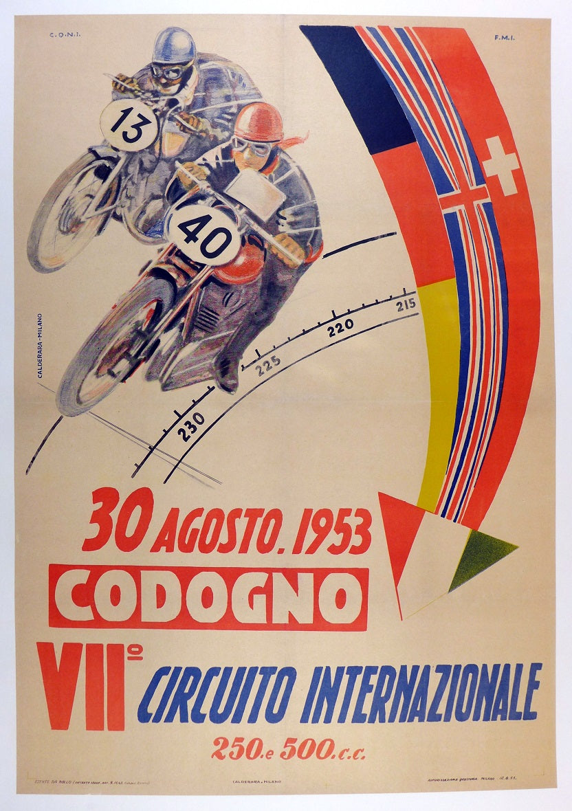 1953 Codogno Poster