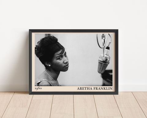 Aretha Franklin jazz and soul print