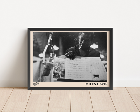 Miles Davis jazz print