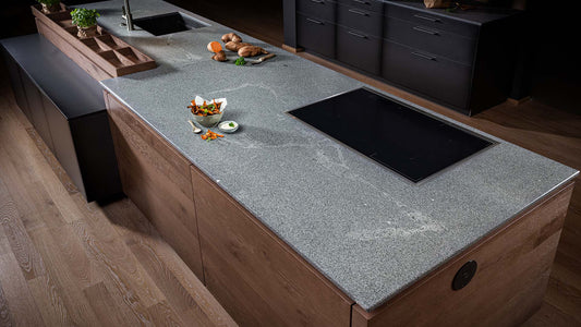 Küche Schwarz Matt  Moderne matte Oberflächen, schmales Design