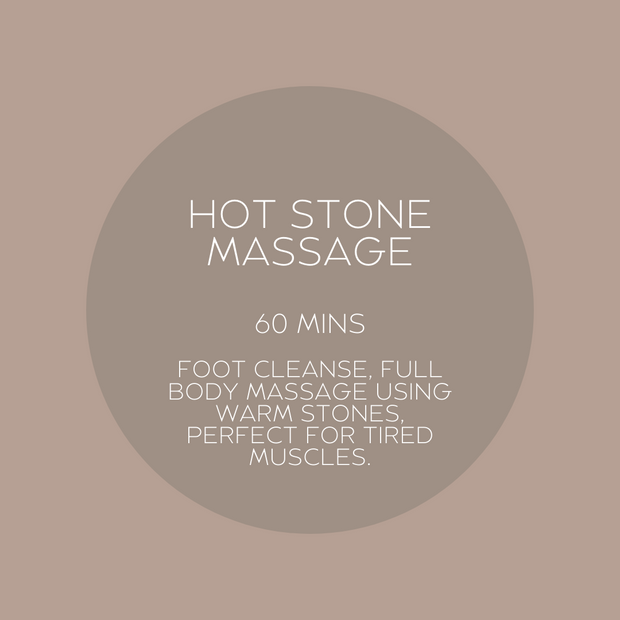 Hot Stone Massage Voucher Eden Spa