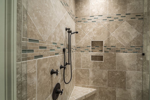 horizontal accent strip tile