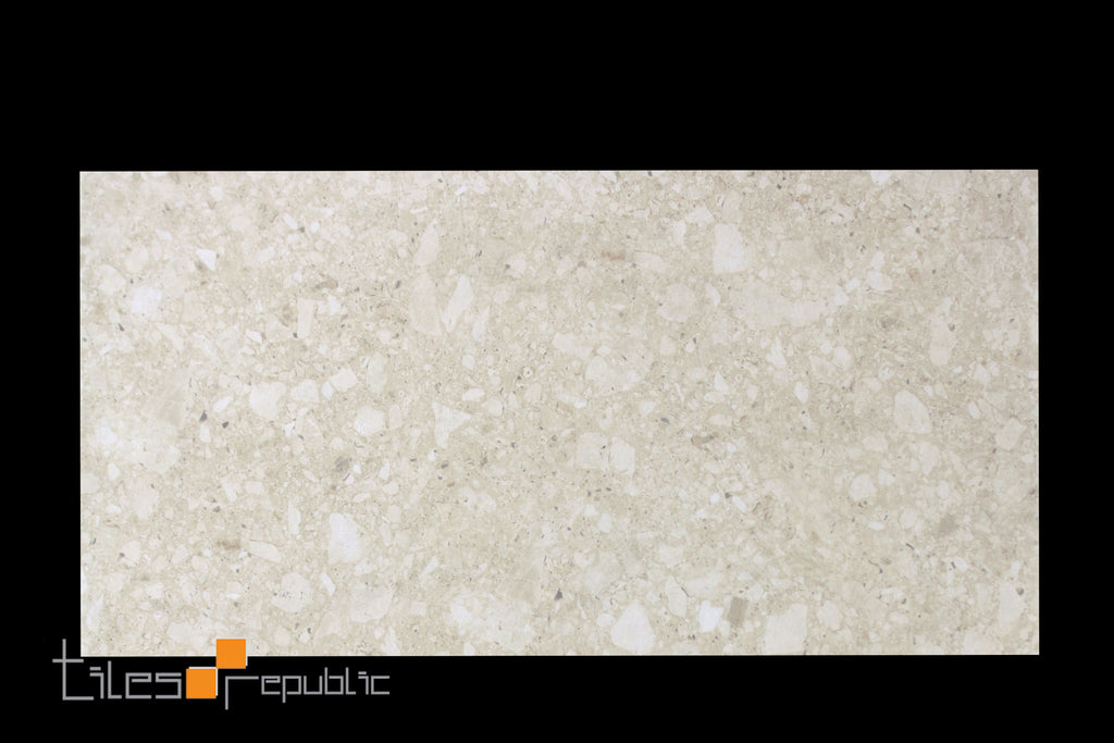 beige terrazzo tiles