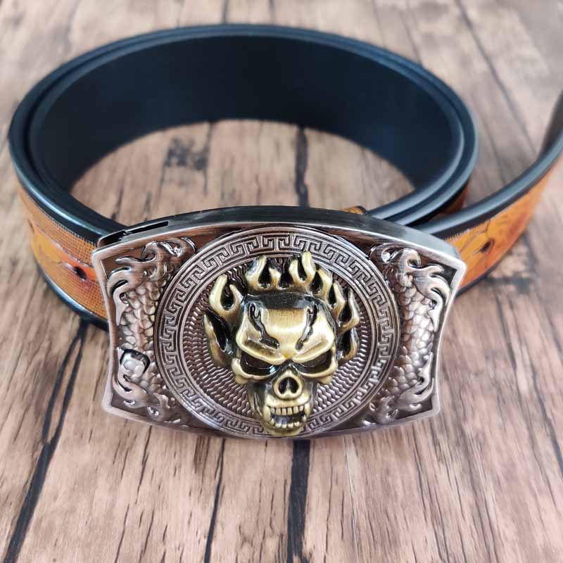 Cool Belt Buckle With Cowboy Country Utility Belt