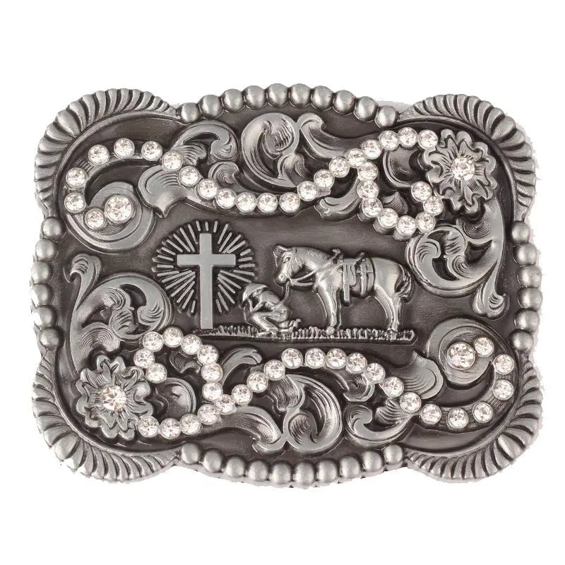 Cowderry Men's Large Animal Western Belt Buckle