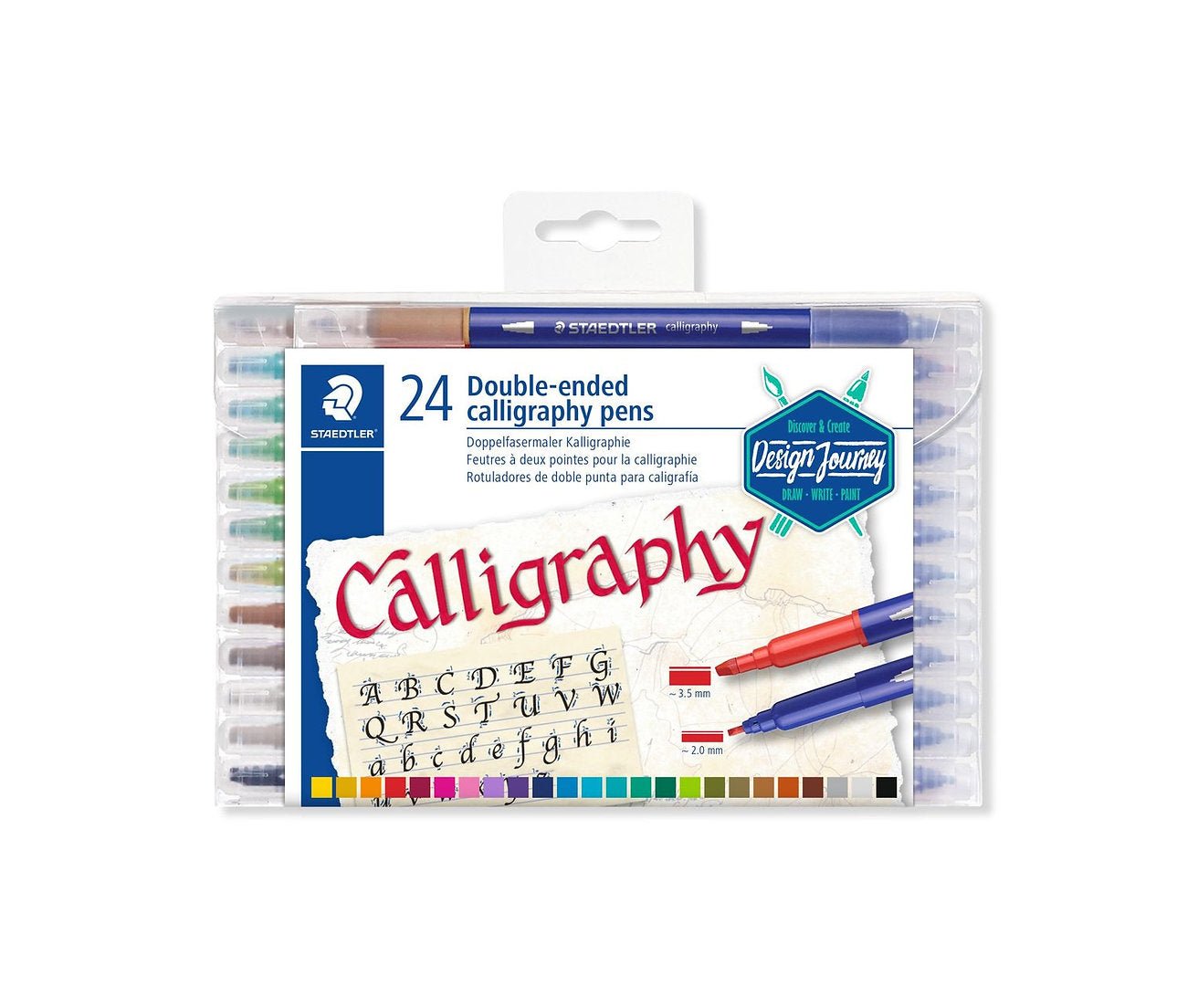 Mallette de 60 Stylos-feutres - Connector Pen - Assortiment FABER CASTELL