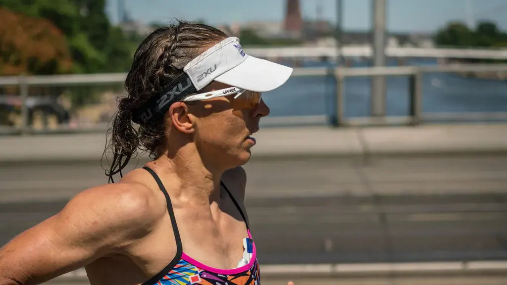 Anne Haug at the 2018 Ironman European Championship in Frankfurt am Main