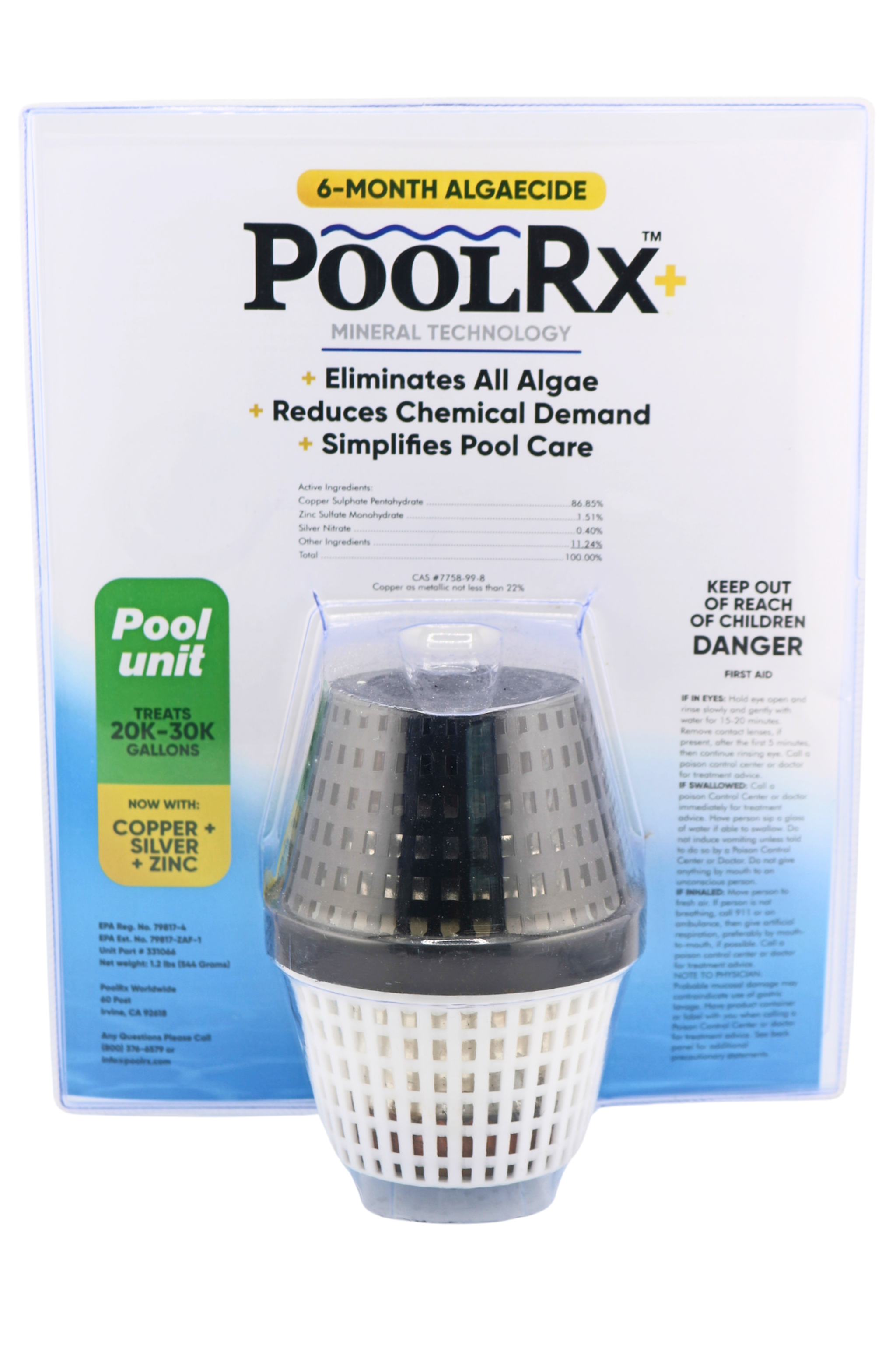 POOLRX Plus Pool Unit Black 20K-30K Gal