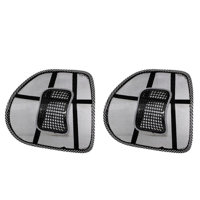 2PCS Mesh Car Seat Back Rest Lumbar Support Office Chair Van Home Pillow  Cushion, Easyroo