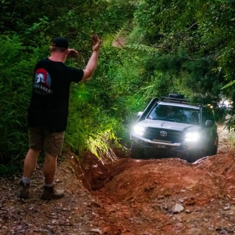 4x4 dusk Morbid Trail Coffs Harbour