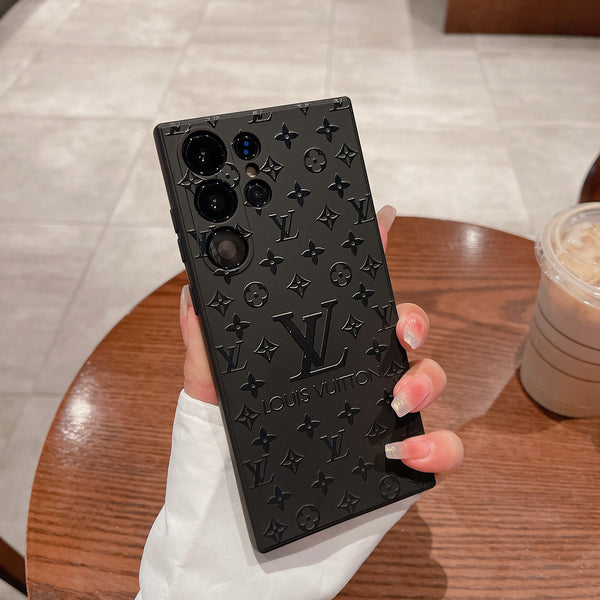 Louis Vuitton Seamless Samsung Galaxy Z Fold 5 Clear Case