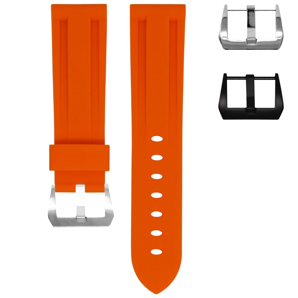 Orange Rubber Watch Strap for Seiko Prospex – Horus Straps