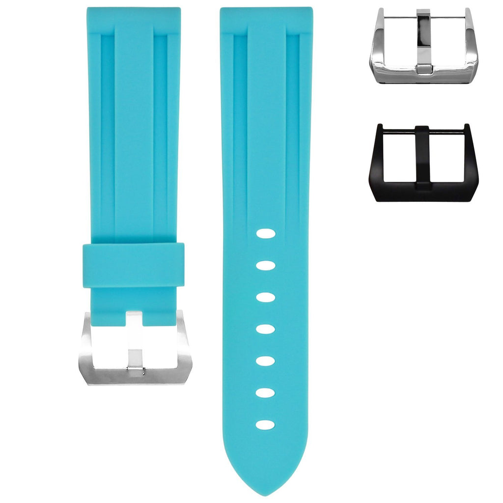 Seafoam Blue Rubber Watch Strap for Seiko Prospex – Horus Straps