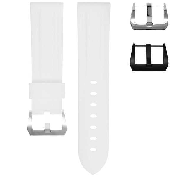 Arctic White Rubber Watch Strap for Seiko Prospex – Horus Straps