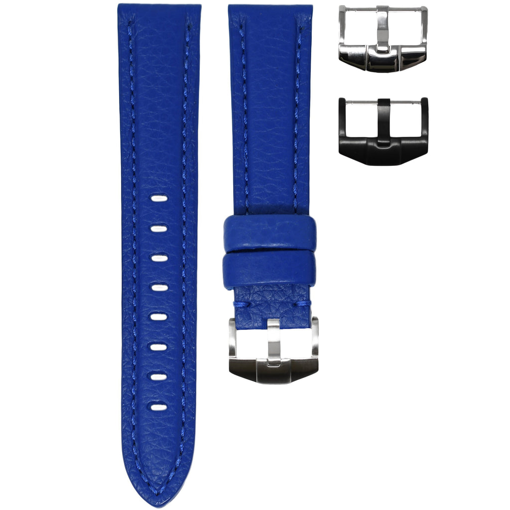 omega blue leather strap