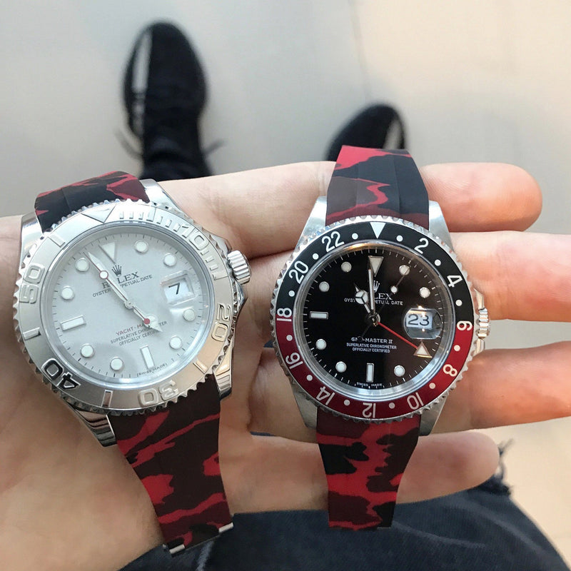 rolex yacht master with rubber strap