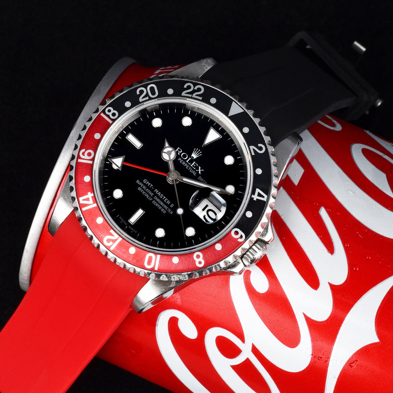 black and red rolex