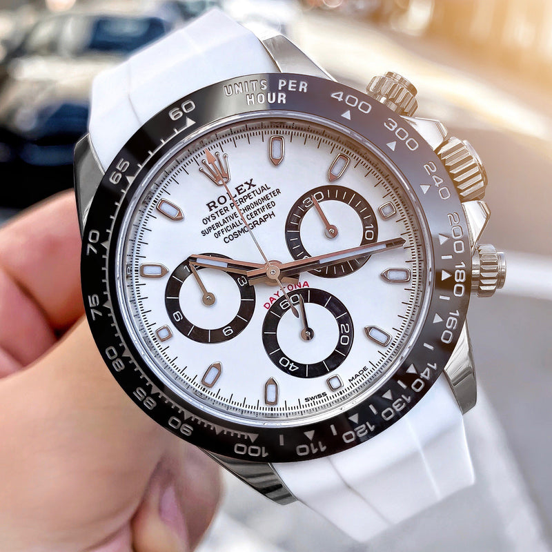 ROLEX DAYTONA STRAP - ARCTIC WHITE 