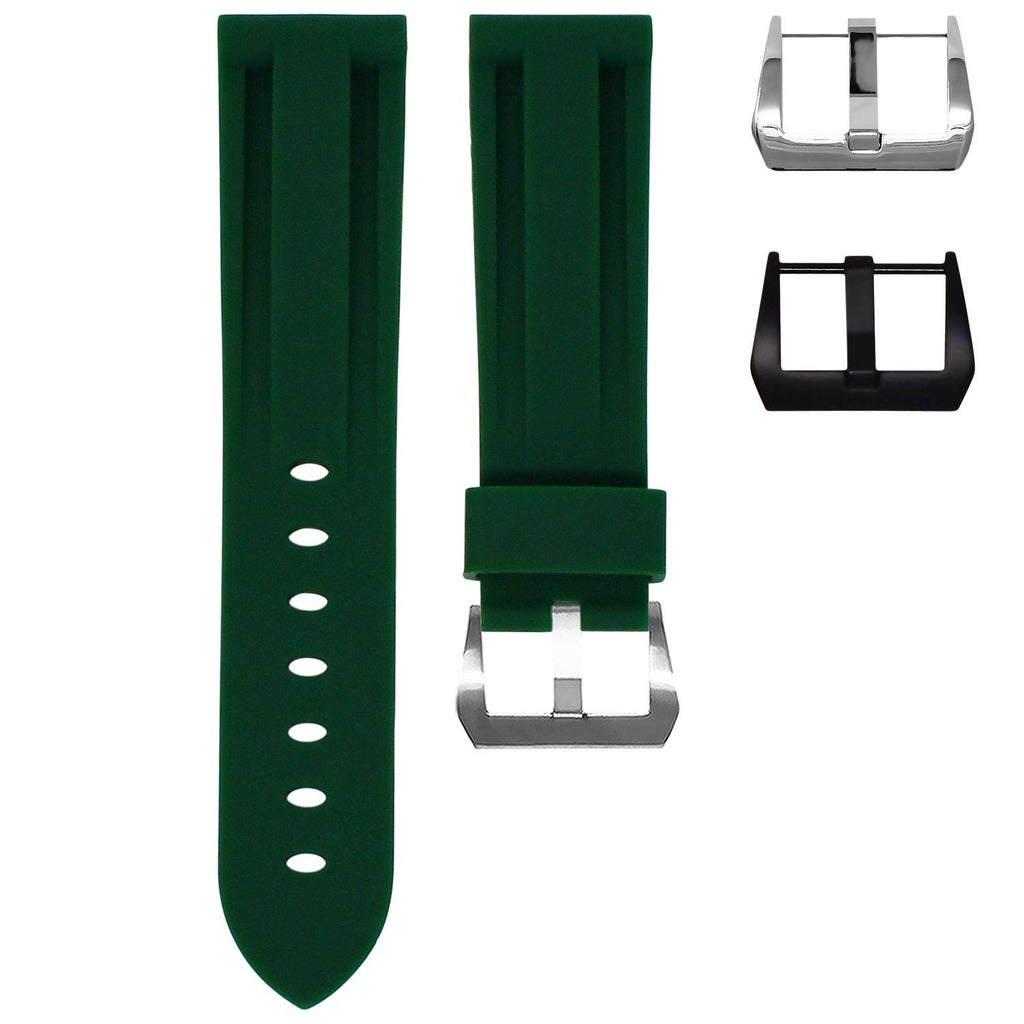 Forest Green Rubber Watch Strap for Seiko Prospex – Horus Straps