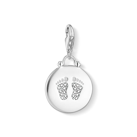 Baby footprint charm