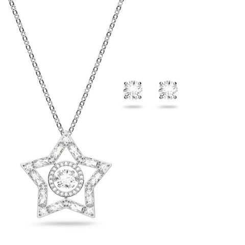 Swarovski Stella Star Necklace Earrings Set
