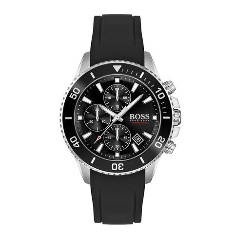 BOSS Admiral Black Chrono Watch