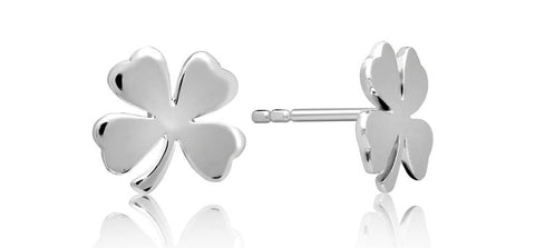 Achara Lucky Clover Stud Earrings