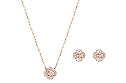 Swarovski Sparkling Dance Clover Set Pink