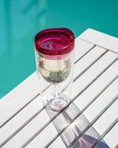 Spill Proof Portable Wine Cup