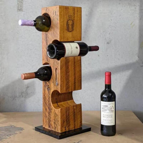 Wine Tower and Wine Bottle