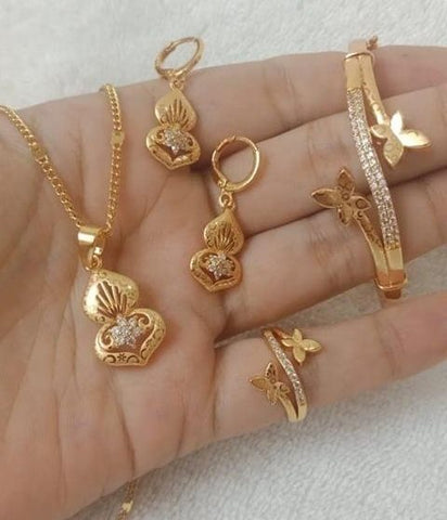 types of gold jewelry in variety