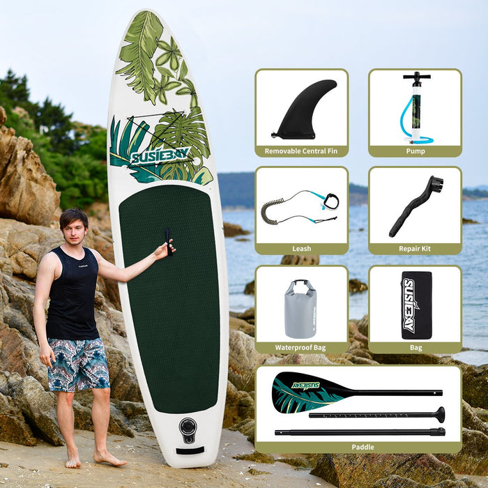 Susiebay Inflatable Paddle Board Stand Up Paddle Board, Yoga Board ...