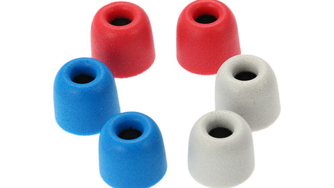 Different Colored Foam Ear Tips