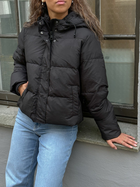 ONLRHODA Down Coat - Sort – ONLY STORES NORWAY