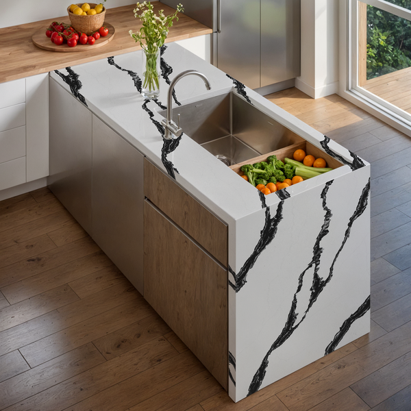 Zenith Marble - 3cm Quartz Countertop