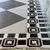 Shimmering Lattice Slate - 12" x 12" Marble Mosaic Tile