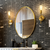 Callen - 24" x 36" Gold Oval Framed Wall Mirror