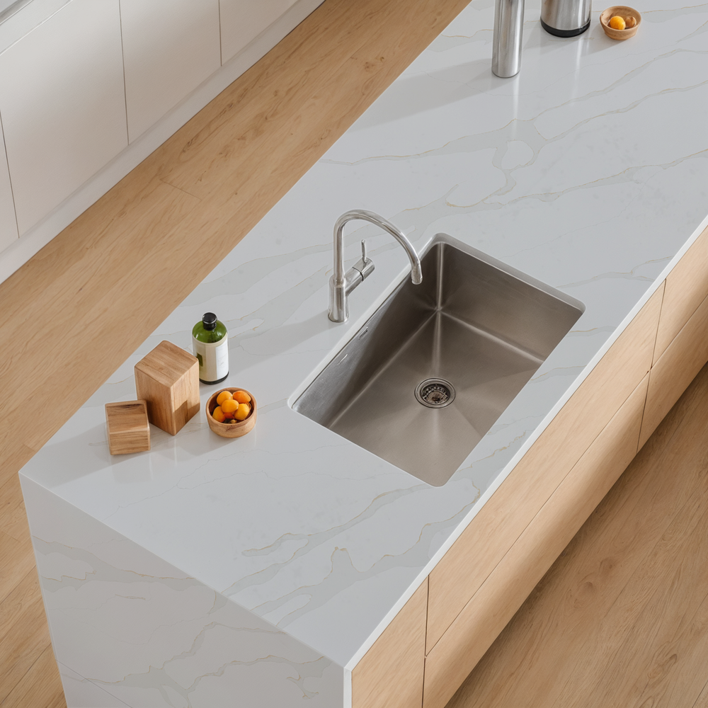 Marina Wave - 3cm Quartz Countertop