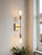 Vale - 5" Double Light Brushed Gold Scone