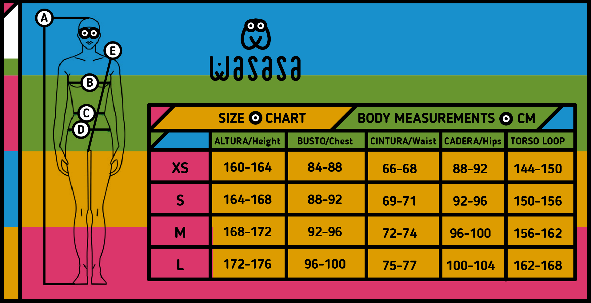 Sizing chart wasasa