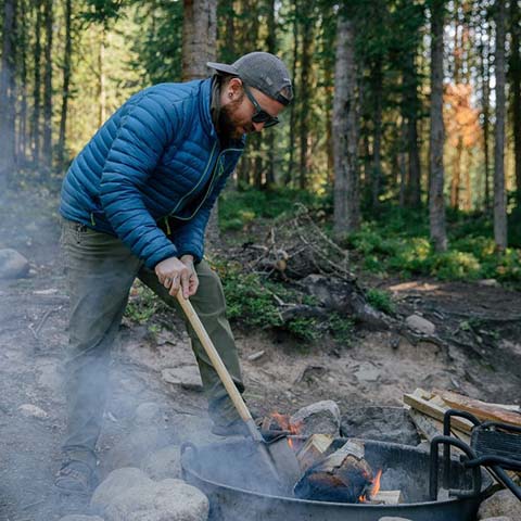 Near Zero Titanium Camping Shovel