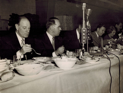 Leo Durocher and leo Cloutier at 4th Annual baseball Dinner, 1952
