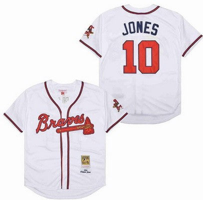 At Auction: MLB Atlanta Braves Nike #24 Sanders Jersey - Mens Medium