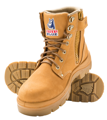 steel blue non safety boots