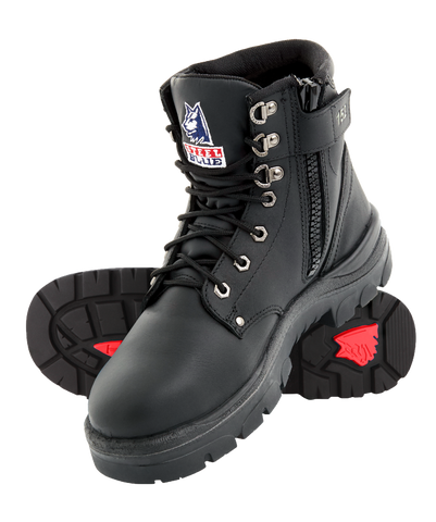 steel blue non safety boots