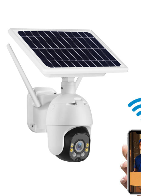 1080P/2MP HD Solar Camera 4G Outdoor PTZ Security Wireless Camera