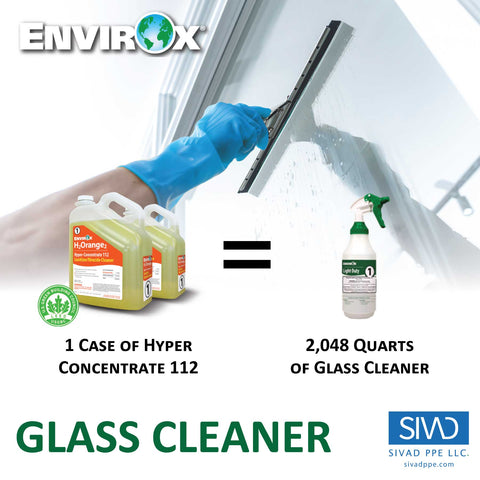 Use EnvirOx for Glass Cleaner says you money